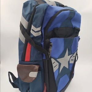 Brand new captain marvel/America backpack